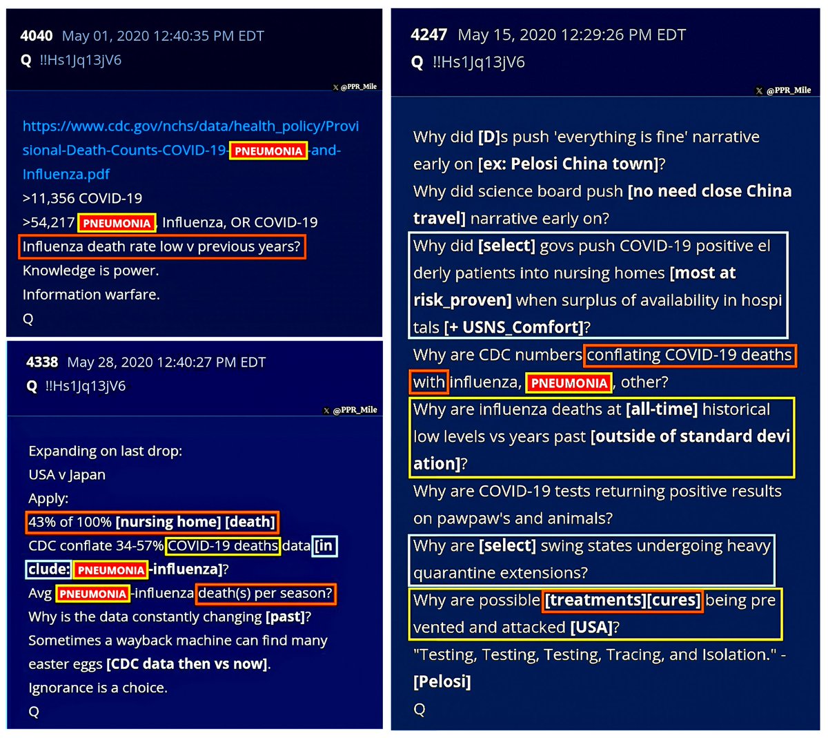 PPR_Mile's tweet image. MJ,
As an Anon you know what C19 was.  Re-read the posts with "pneumonia" in them.

Streptococcus Pneumonia, from our own Upper Respiratory Tract System, is contagious and deadly, AND the Pneumonia returns every year and season.

Ask yourself WHY was AZITHROMYCIN part of the…