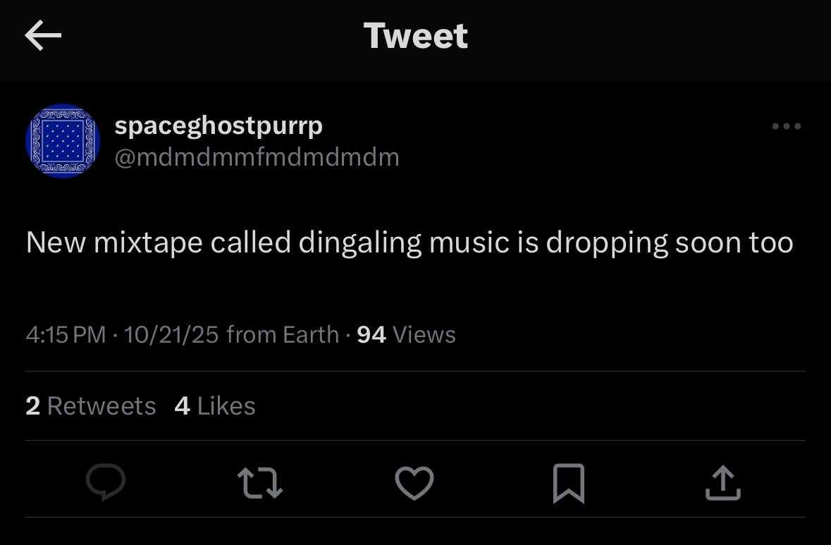 SPACEGHOSTPURRP

DINGALING MUSIC💿

🚨SOON🚨👀