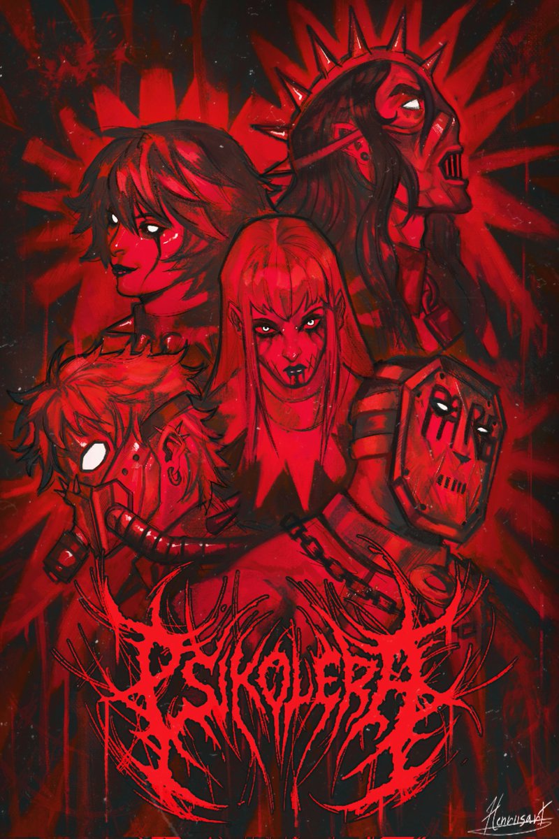 #PSIKOLERA 🤘🩸
#HEXATOMBE #OrdemParanormal