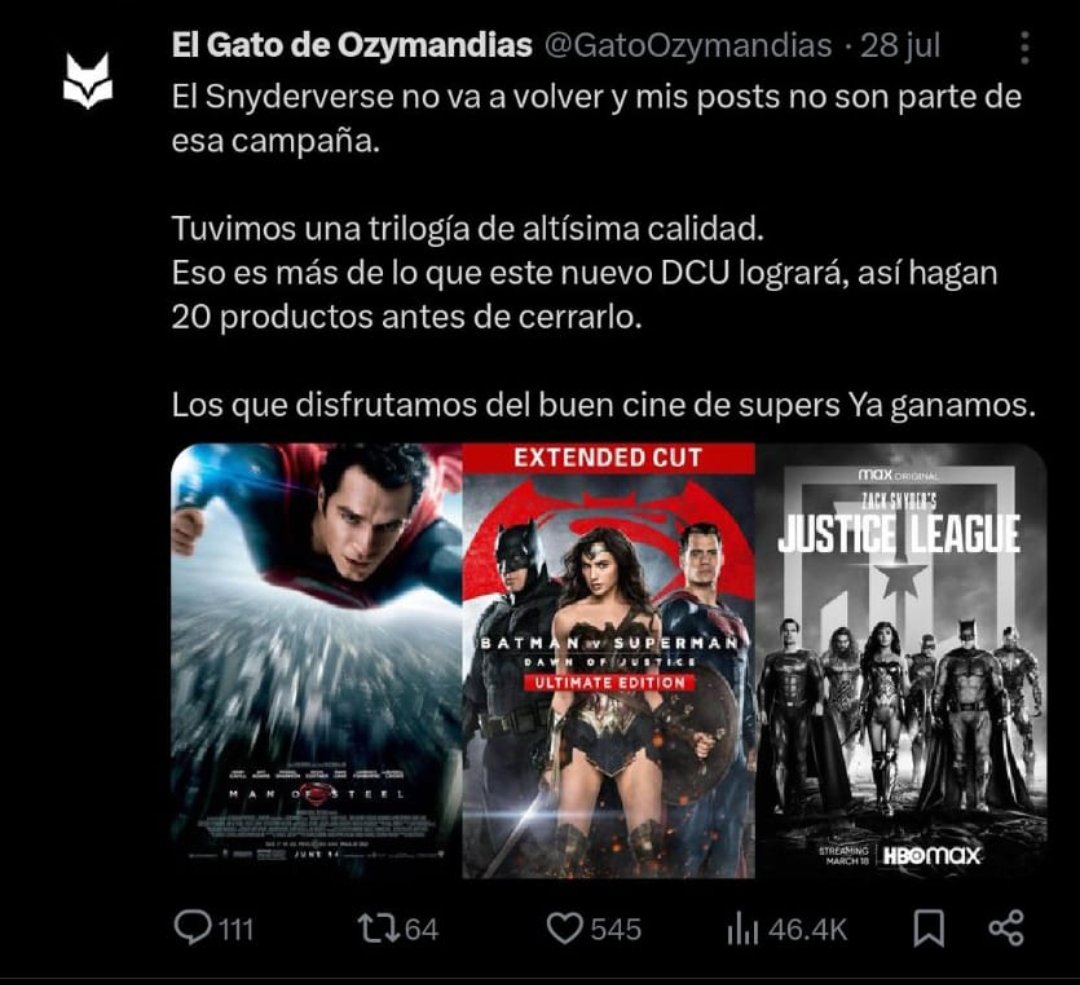 DerGreifer's tweet photo. @GatoOzymandias Tu no crees que va a volver
Qué importamos el resto de los mortales https://t.co/v41ijbgh4f