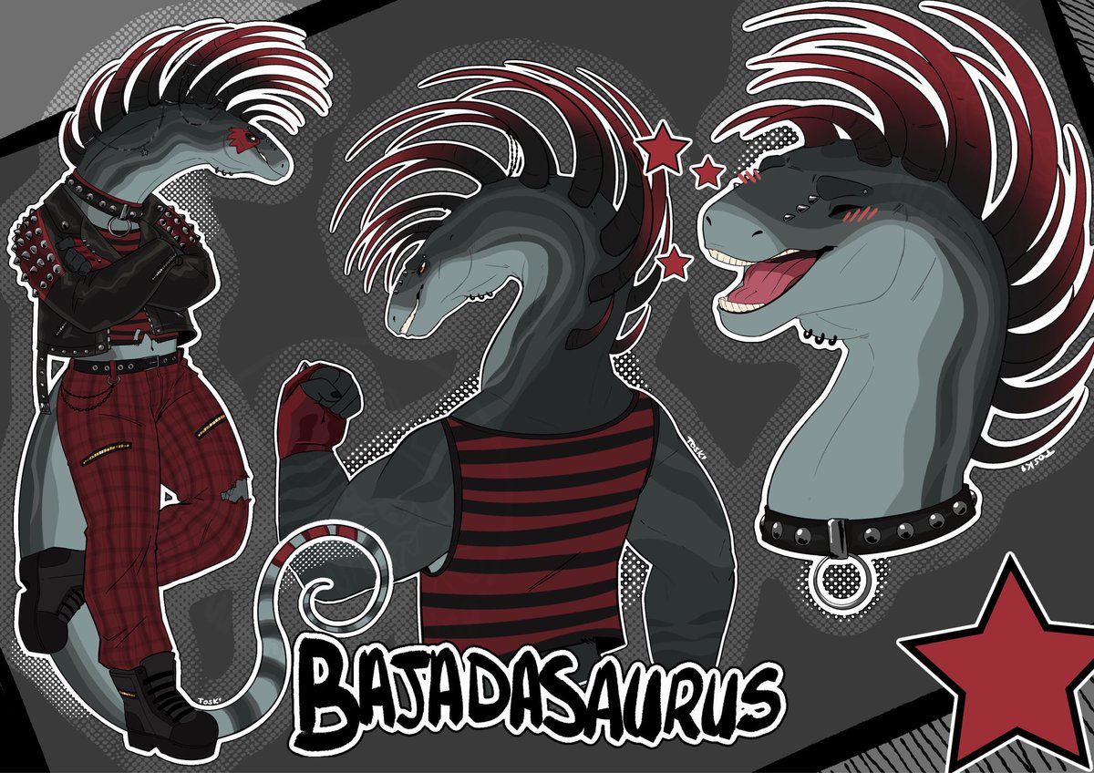 Bajadasaurus character design