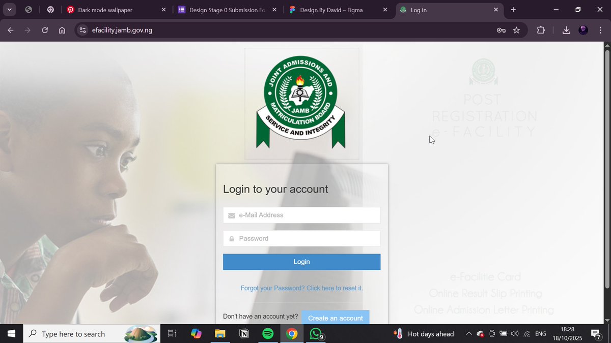 TobiDavidX's tweet image. Most designers focus on fintechs, but edutech platforms deserve great design too.

So, I decided to redesign the JAMB portal  giving it a cleaner and more student-friendly UI/UX experience.

Login and Dashboard redesigned.
Feedback is highly appreciated