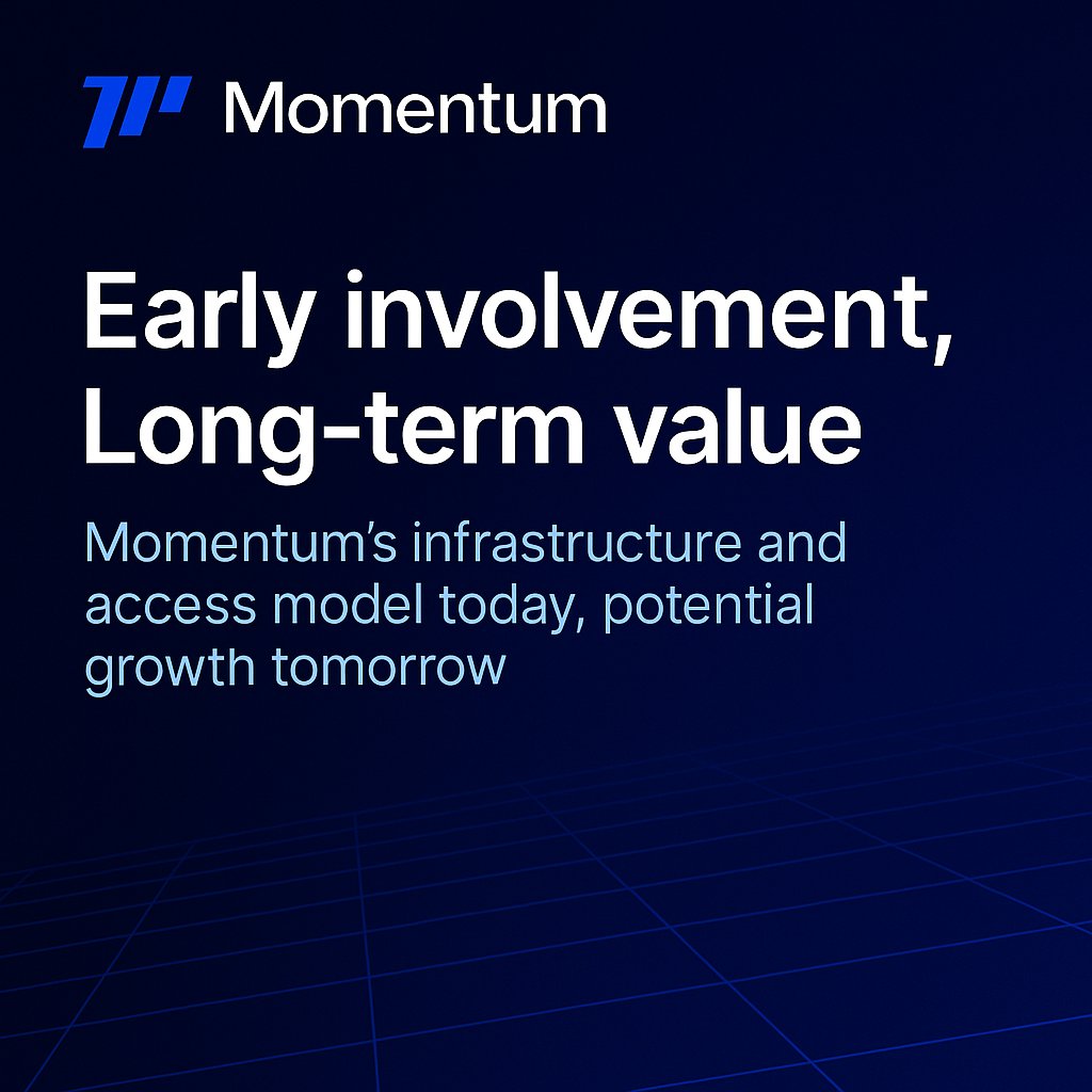 cryptooohorizon's tweet photo. 4. Early involvement now means potential long-term value. Momentum’s infrastructure, combined with BuidlPad’s access model, may position us ahead of major protocol growth.

If we engage now, stake now, participate now — we’re more than users; we’re co-builders. That’s the real leverage.