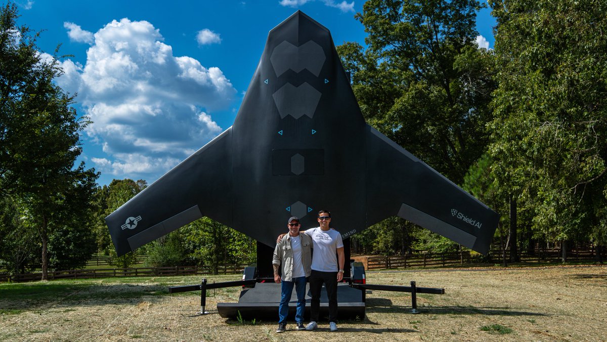 I never thought I’d have a UFO sitting on my lawn. 😂

Shield AI has just unveiled their new AI-piloted fighter jet, the X-BAT. This Thursday, I’m joined by Shield AI’s Co-Founder and former Navy SEAL, Brandon Tseng, who breaks down the X-BAT in full detail. This autonomous