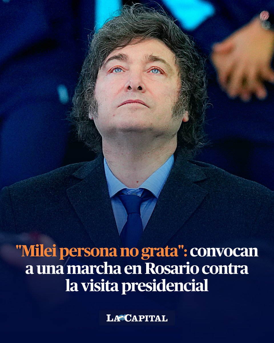 📣CONVOCAN UNA MARCHA EN CONTRA DE MILEI

El presidente llega a Rosario para el cierre de campaña de La Libertad Avanza.

En respuesta, organizaciones sociales, políticas y sindicales convocaron una marcha bajo la consigna "Milei persona no grata".

→ lacapital.com.ar/c10225471