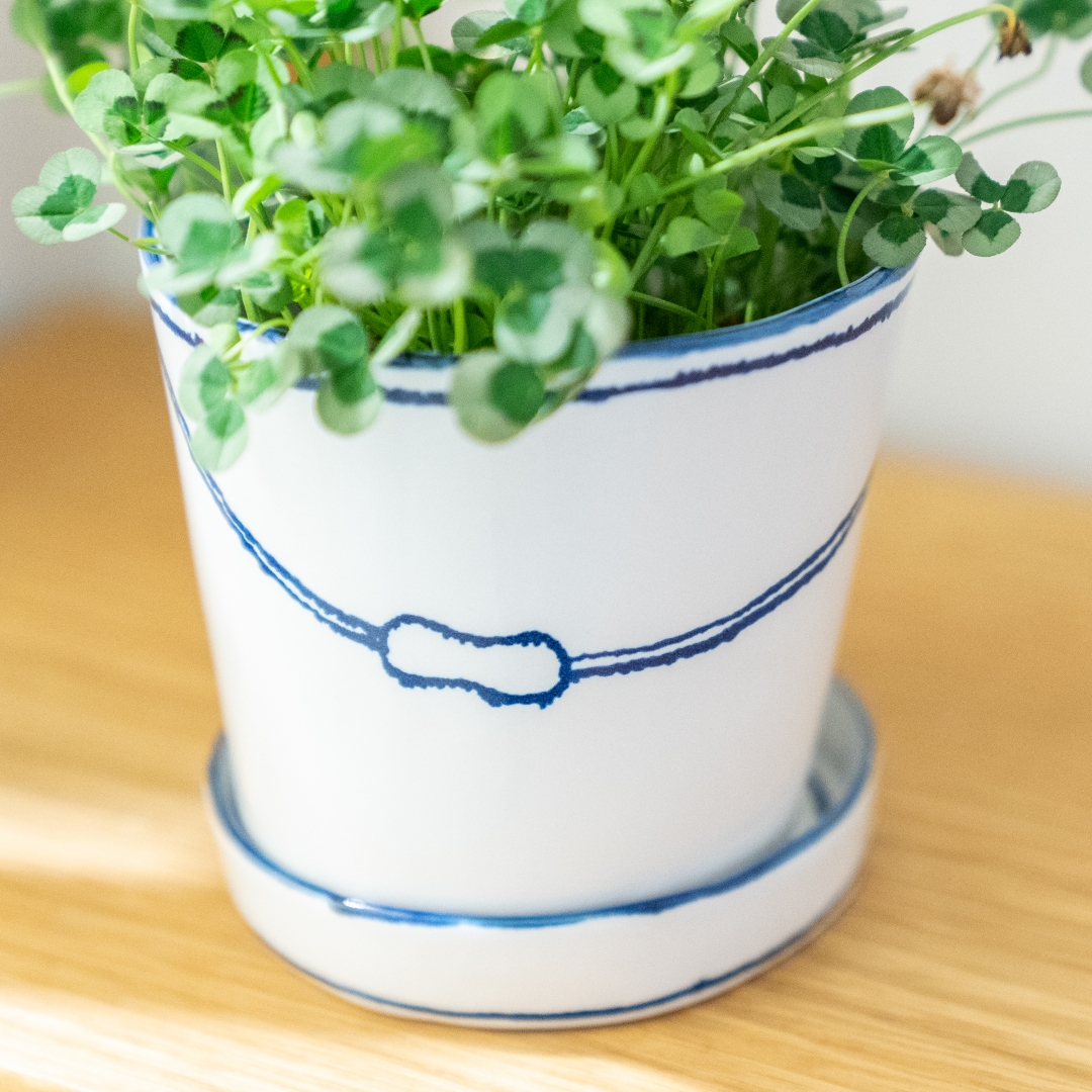 マリアンヌ・ハルバーグ × 瀬戸焼🪴「バケツの植木鉢」】 オリジナルの
