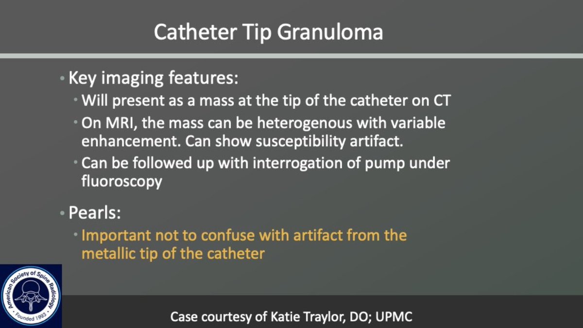 The_ASSR's tweet image. ASSR COTW

History: Back Pain &amp;amp; Withdrawal

Case c/o @KatieTraylorDO @PittRadiology 

#SpineRad #NeuroRad #MedEd #FOAMed #FOAMrad #neuroradiology #radiology
