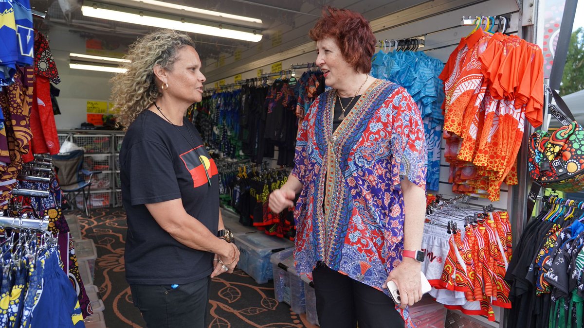 Indigenous Business Month (October) is about championing the likes of Bianca and her business BRACKS Indigenous Clothing.

I met Bianca at the Gordonvale Indigenous Rugby League Carnival after her vibrant Indigenous-themed jerseys caught my eye.