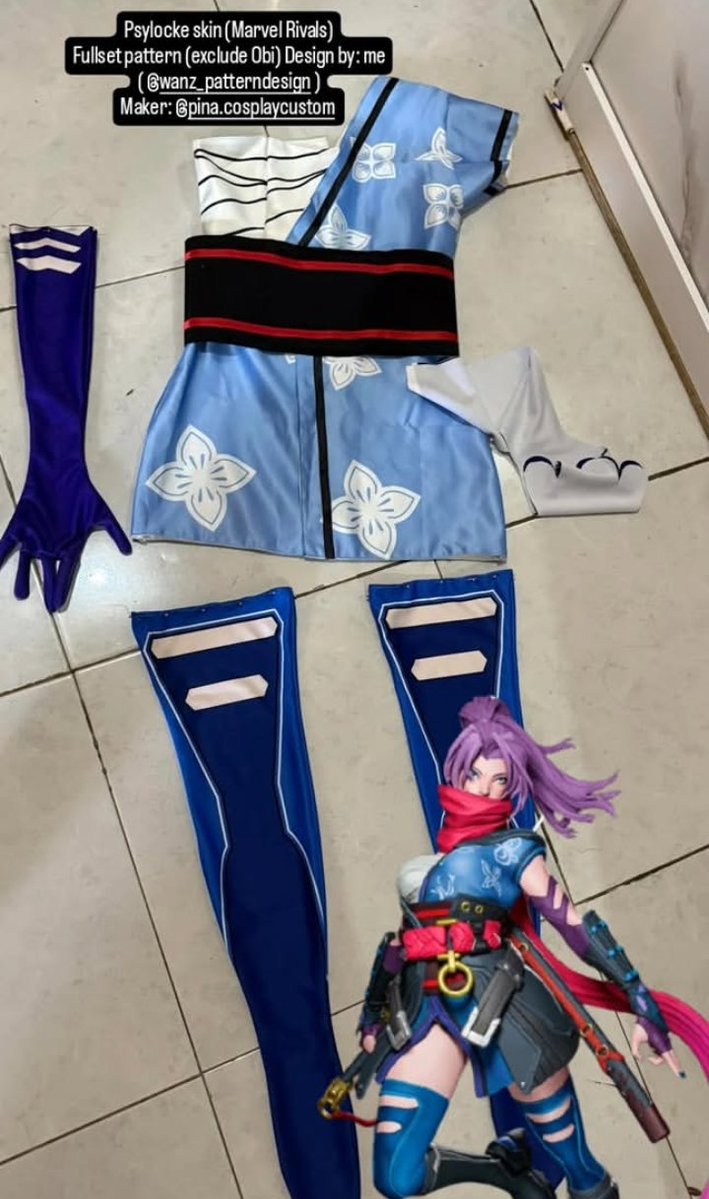 wechiz_st's tweet image. The result of my Psylocke (marvel rivals) pattern design
This pic from my customer in Instagram (@pina.cosplaycostume)
#patterndesign #cosplay #psylocke #Marvel #MarvelRivals #Commission #commissionsopen #VGenComm