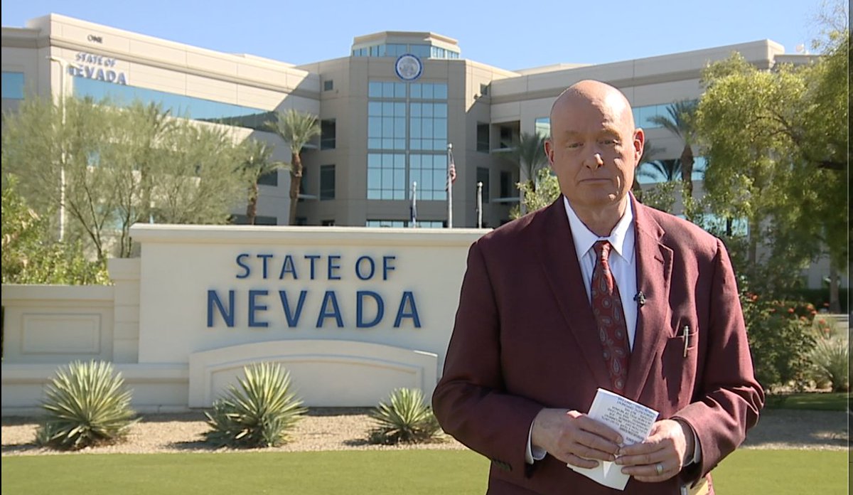 "And that's why I'm declaring my candidacy for governor!"

Only kidding. This is actually for an insurance commercial.