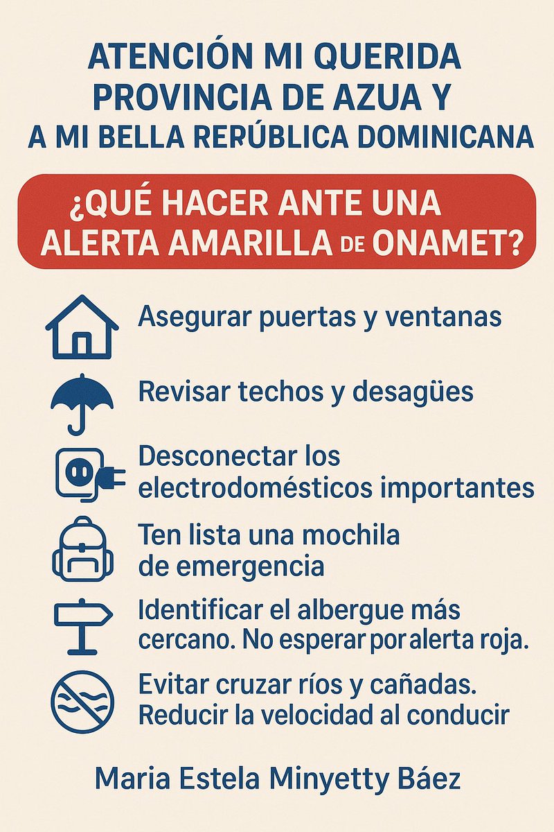 Atención mi gente de Azua y todo el país.