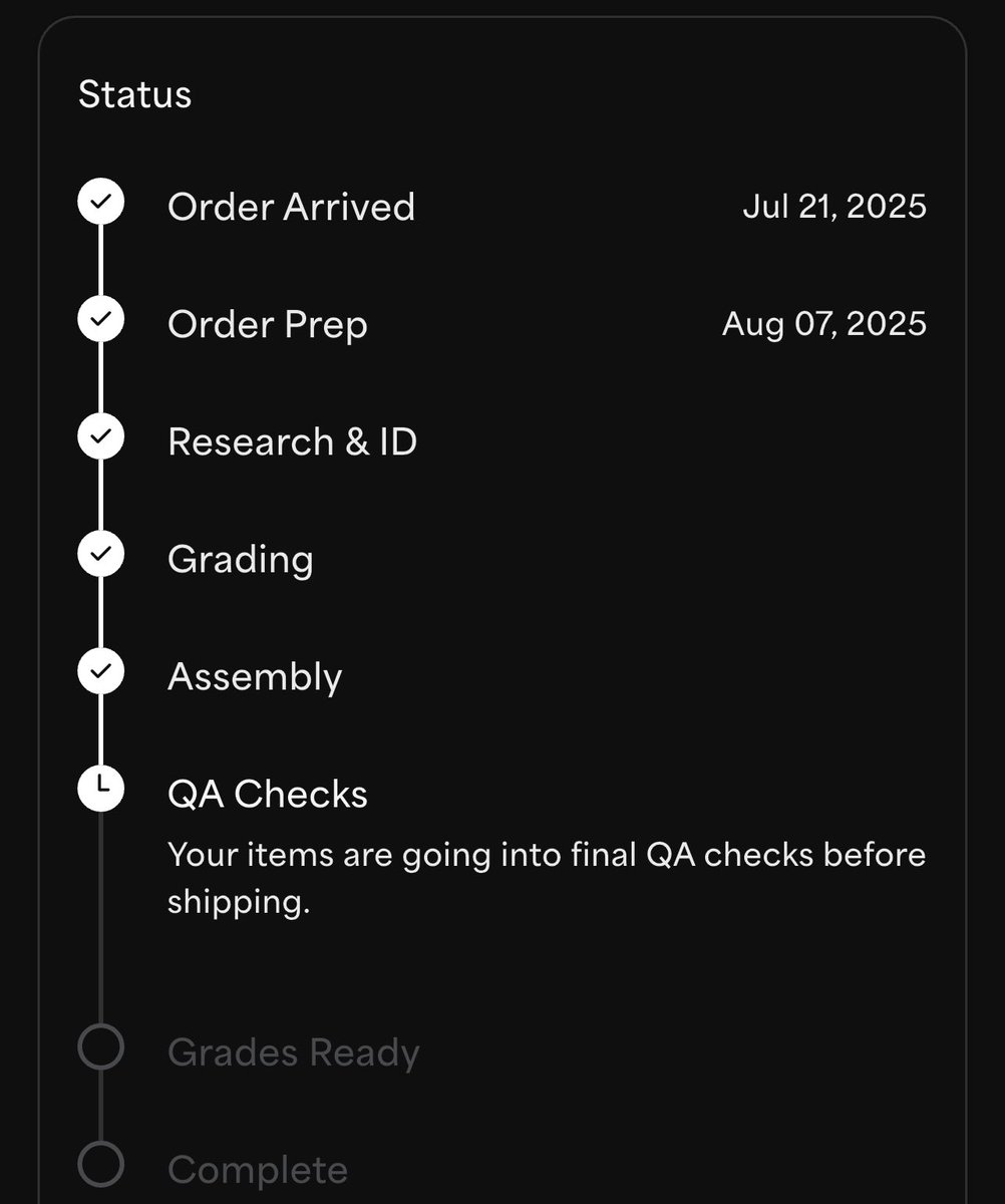 ⁦<a href="/PSAcard/">PSAcard</a>⁩ and I paid for a 45 day turnaround 🤷🏼‍♂️🤷🏼‍♂️