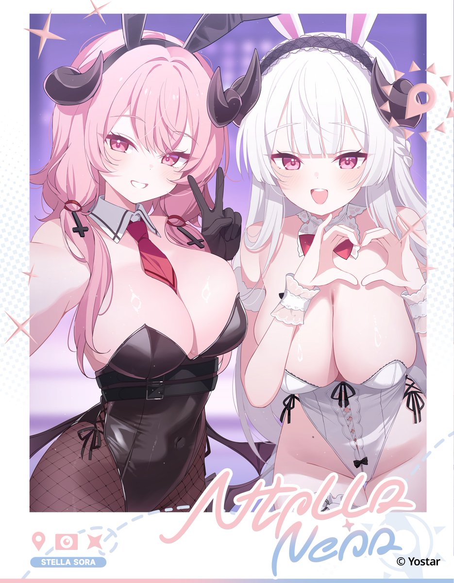 このバニーガール😳
#StellaSora #ステラソラ #PR