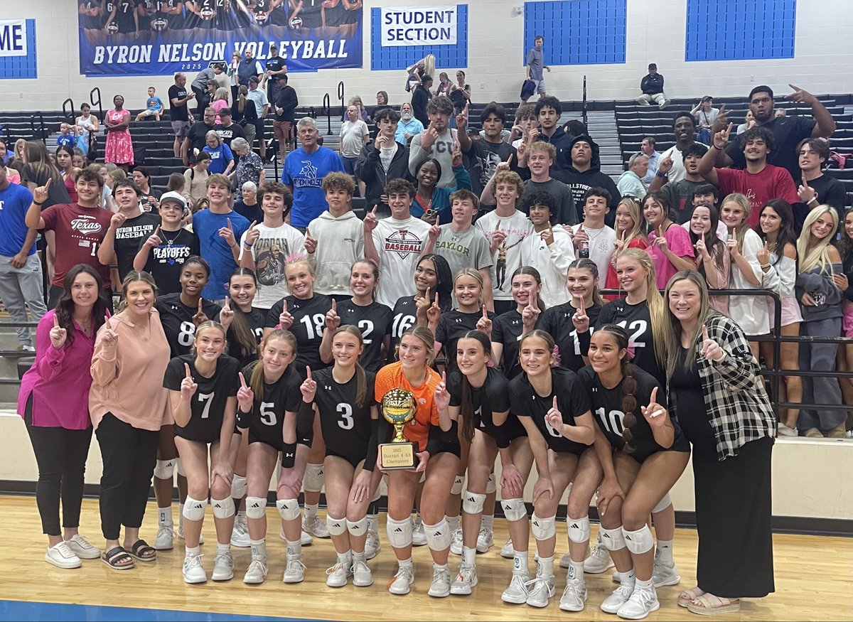 Back to Back District Champions! Congratulations <a href="/BNHSVBall/">Byron Nelson HS VBall</a>