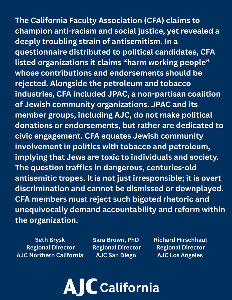 Northern California AJC tweet media