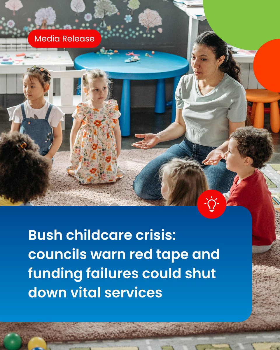 🚨 Media Release: Bush childcare crisis: councils warn red tape and funding failures could shut down vital services

🔗lgaq.news/bush-childcare… 

#LGAQ2025