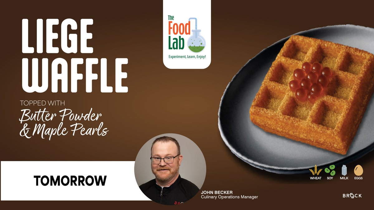 brockcoinc's tweet image. Lunch gets a creative twist with The Food Lab and Chef John Becker at #PRISMS tomorrow. Students can explore edible experiments while sampling Liege Waffles with Butter Powder and Maple Pearls. 

#TheFoodLab #IndependentSchoolDining #StudentExperience