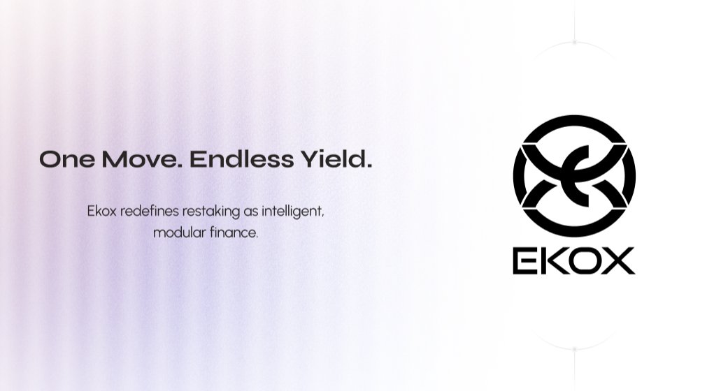 Cryptomomzy2662's tweet photo. The strength of Ekox is its powerful liquidity provisioning mechanism, which solves a core historical pain point of staking. @ekoxofficial ensures that when users commit their ETH for restaking, they immediately receive the liquid derivative, exETH, maintaining full financial optionality.

This instant liquidity is critical because it eliminates the typical lock-up periods and withdrawal delays associated with native staking. Users can enter and exit their restaking positions with ease, or use the exETH token in other DeFi protocols for further yield generation.

This seamless conversion from locked capital to a liquid, yield-bearing asset makes Ekox a cornerstone of a fully dynamic and efficient capital market, driving high volumes and attracting a broad base of liquidity providers.

The best part? They're running a $300K Buzzdrop on ChainGPT. This isn't random. You earn $EKOX by being an authentic member of the community. Get your allocation secured before TGE! 
Join the Ekox Buzzdrop now: https://t.co/6A3jxblvih (my ref: https://t.co/bY9jlNFb0R)