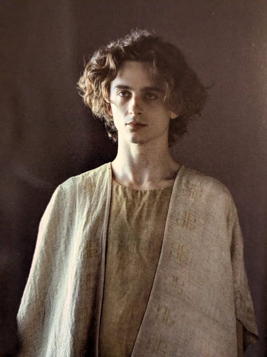 dunemex_'s tweet image. Fotografía de Thimothée Chalamet en el set de #DunePartTwo