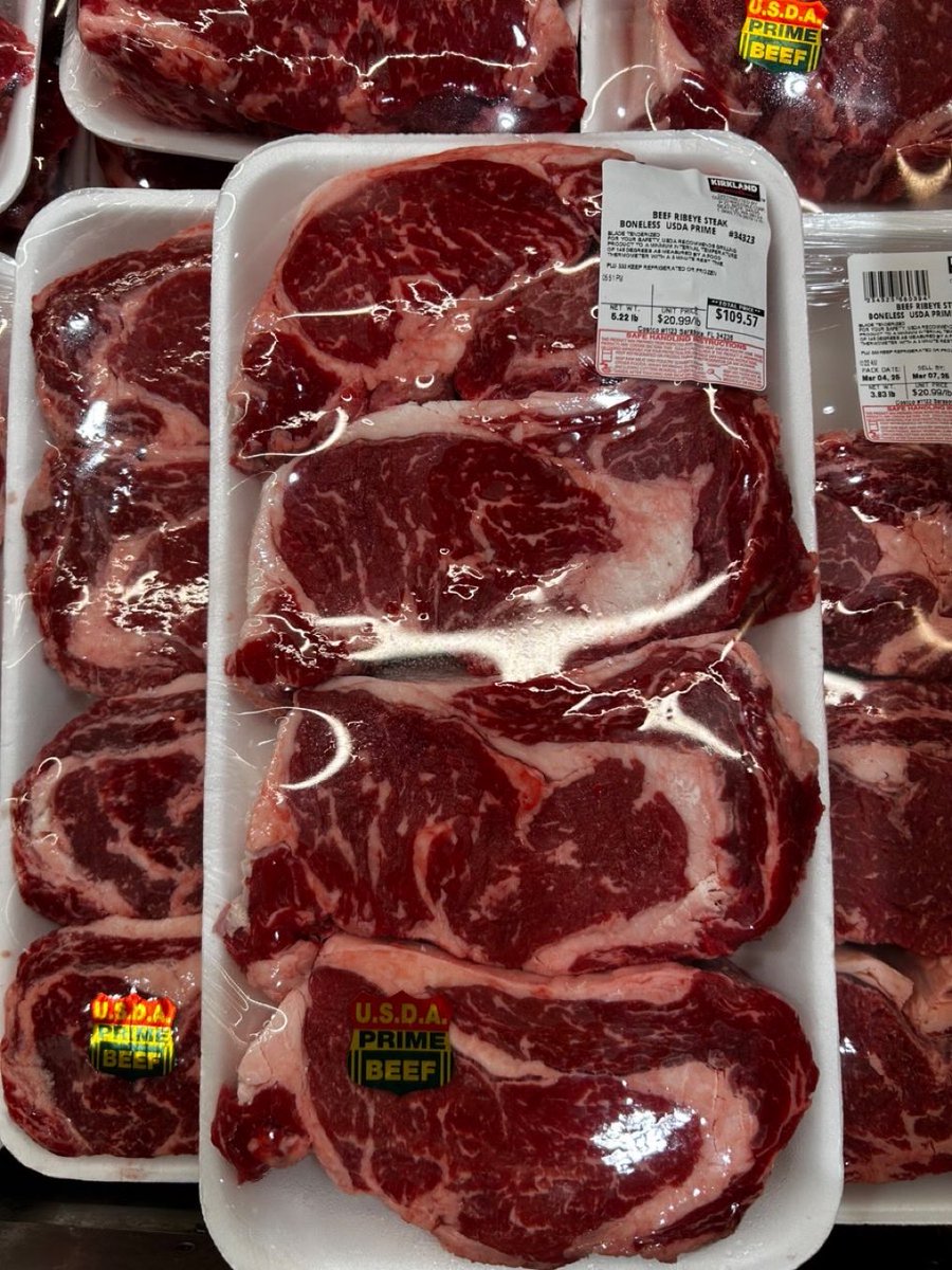 4 steaks...$110. Trump did this.