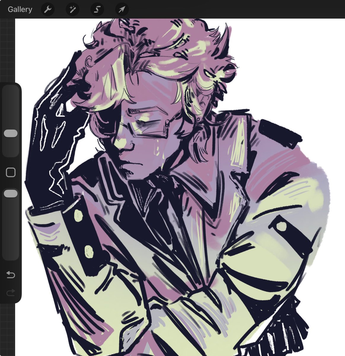 Hello Vega fans I'm putting off drawing my style studies of the characters so here's a doodle #jcc #jackpotcrashcourse