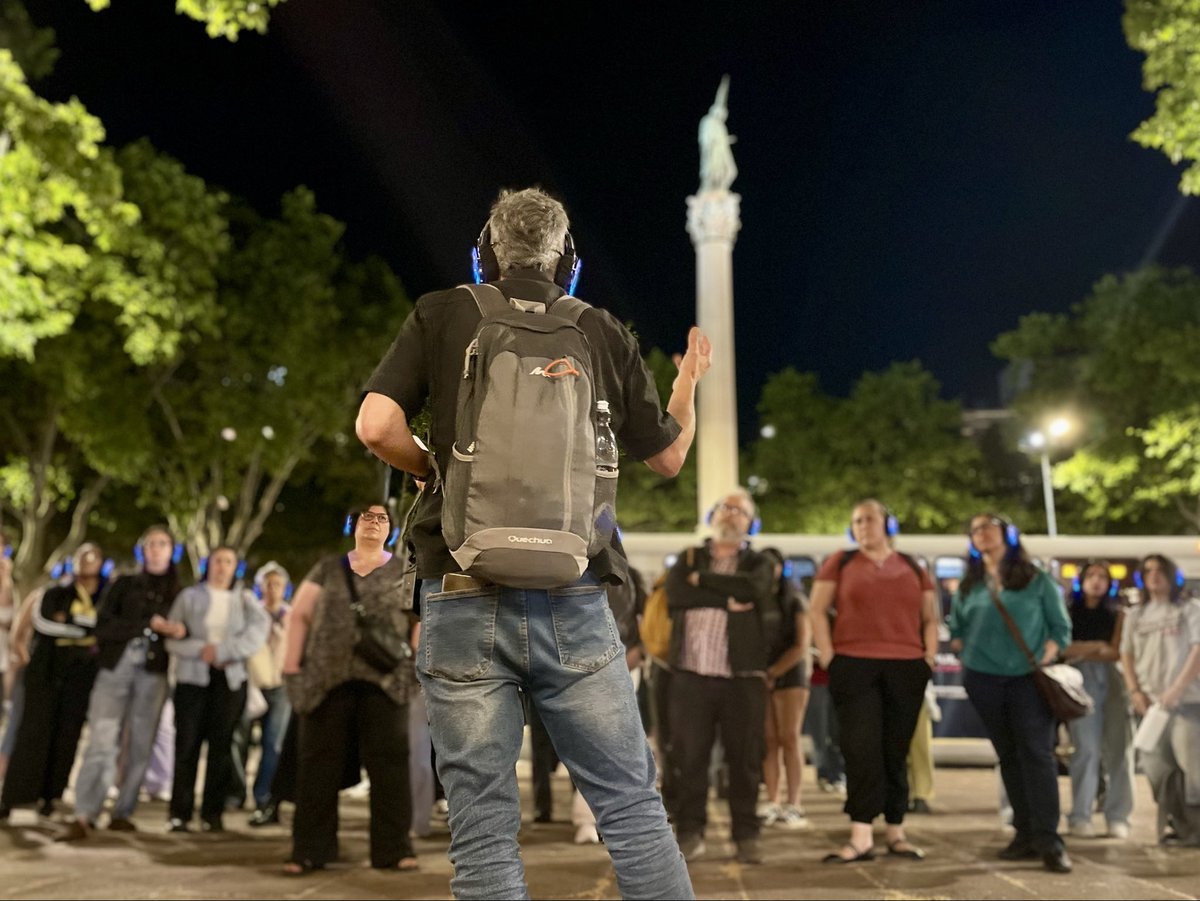 🎵Jornada de Montevideo Sonoro de la Memoria para estudiantes y docentes, y con la convocatoria del área de Convivencia, participación y memoria de la @anep_uruguay. 

🎧Gracias a quienes participaron.