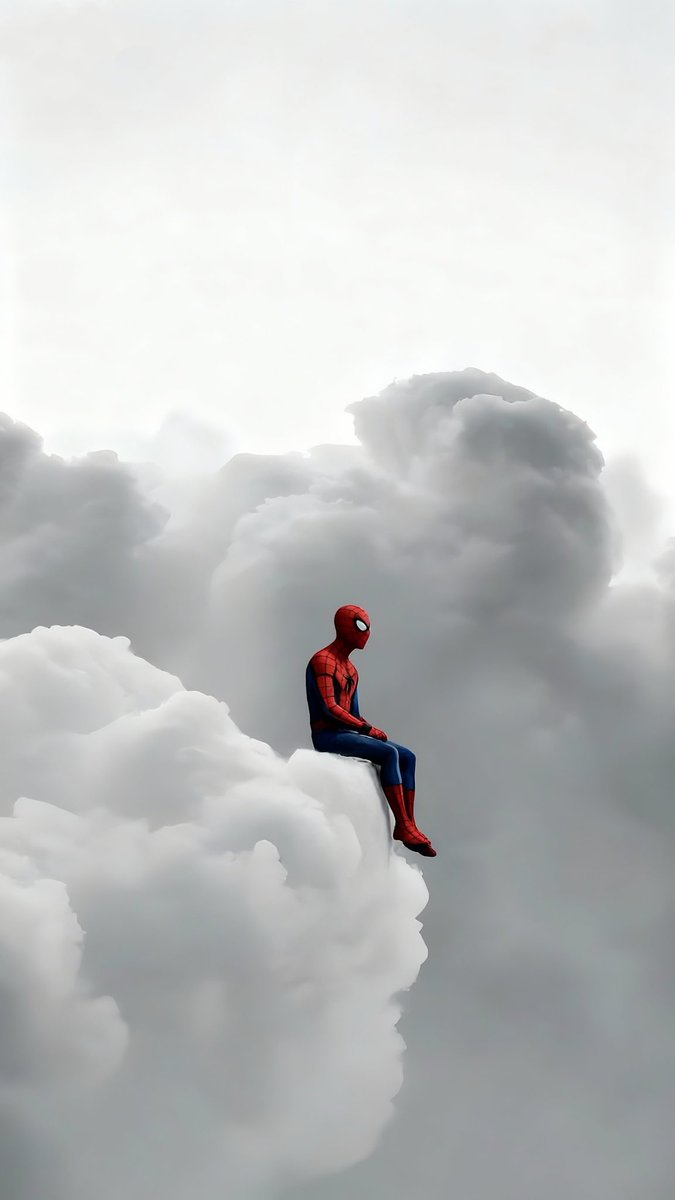 wwwwallpapers's tweet image. 🕷️ Spider-Man chills atop clouds in a dreamy, minimalist style! Ideal for your devices, this serene vibe is unmatched. Embrace the artistic, calming hero aesthetic. #SpiderMan #CloudVibes #MinimalistArt