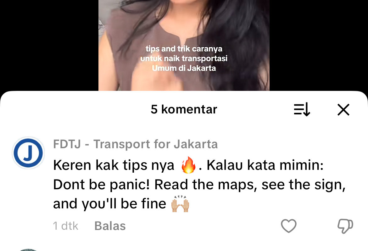 rikigusma's tweet image. Kunci naik transum di Jakarta
Dont be panic!
Read the maps, see the sign, and you'll be fine 🙌🏼