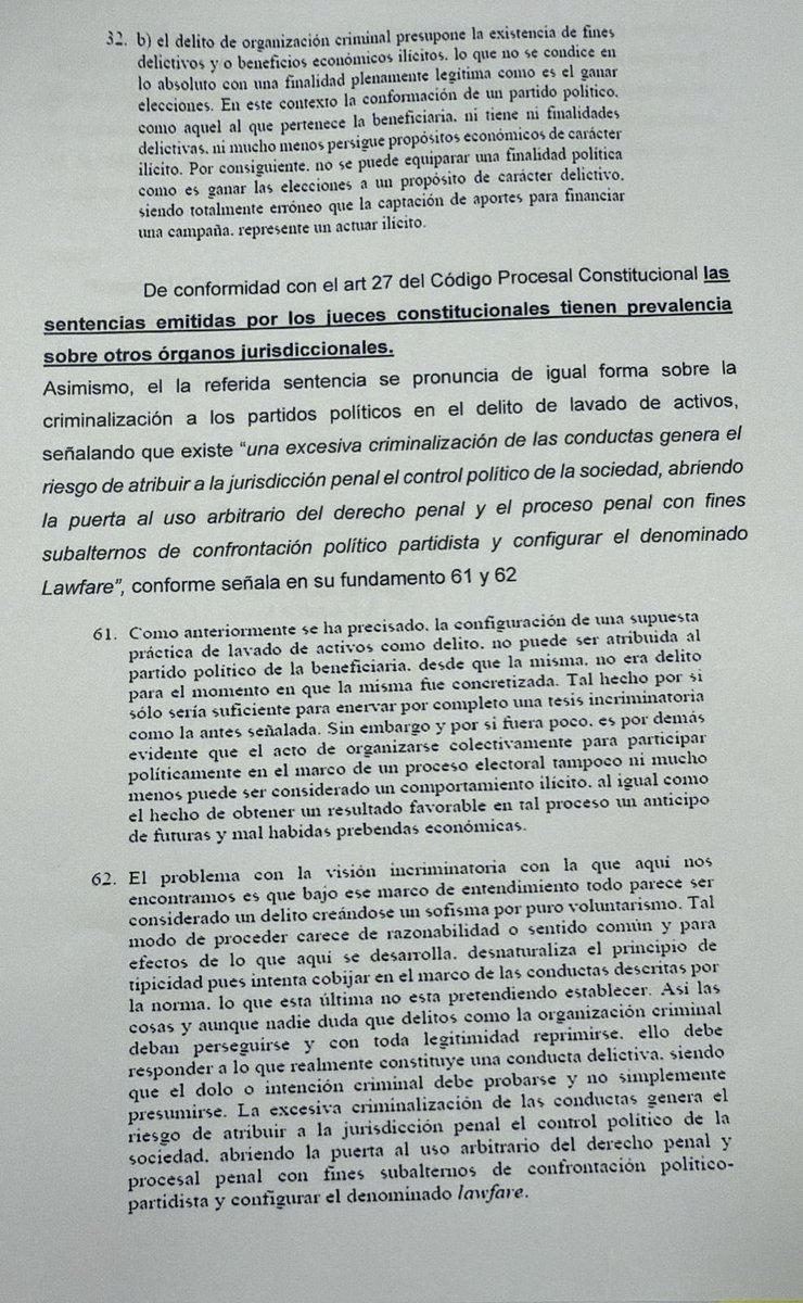 martinluma's tweet photo. #LOÚLTIMO 
#JoséLunaGalvez, presidente de #PodemosPerú, pide que se le aplique el precedente de #KeikoFujimori y el caso #Cocteles en el #TC. @lamula. https://t.co/mbh7I2ZUuY