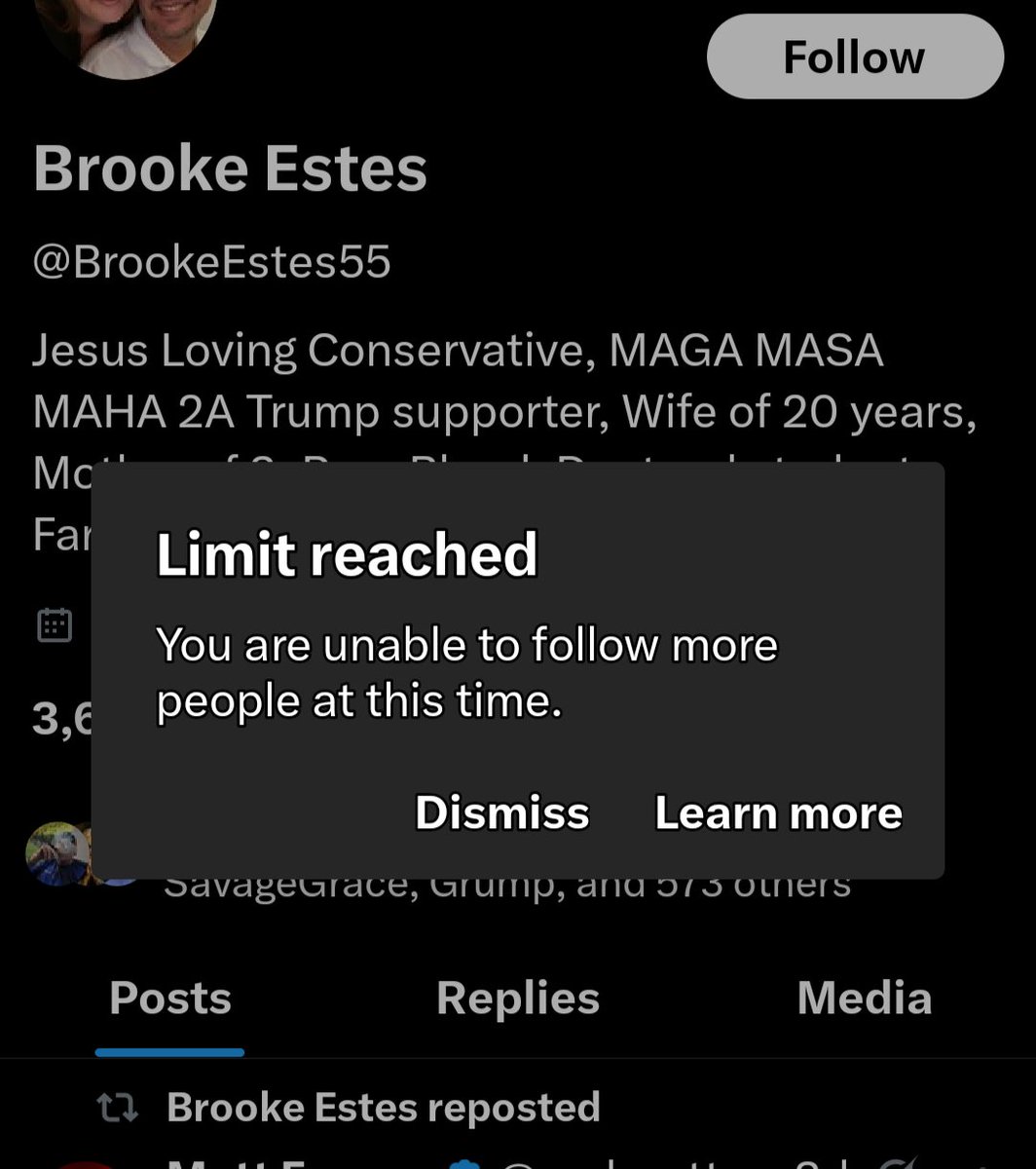 Real_Bill_Clark's tweet photo. @kathy_stan74746 @POTUS @JDVance @MagaPatriotHM @Ava_Marie4547 @in_his16940 Sorry, I'm in jail for adding friends.  2 a day is stupid. https://t.co/oI5y7S6BMD
