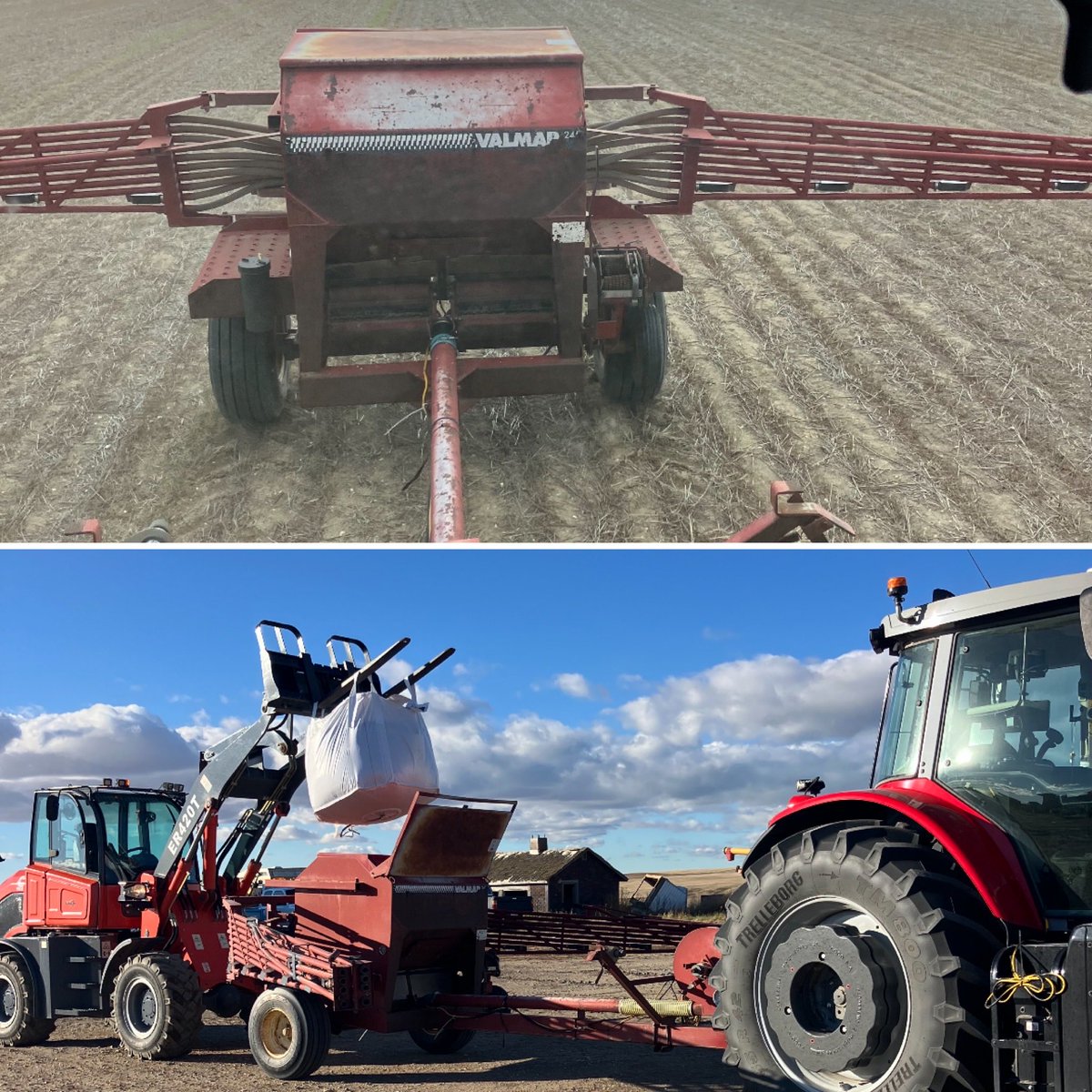 Lee Fortin of Ardill Agro Ltd is busy applying Avadex MA this Fall. Thanks for the photos. You are now entered in #TheTimeToGo contest with <a href="/gowancanada/">Gowan Canada</a> #gowanmicroactiv