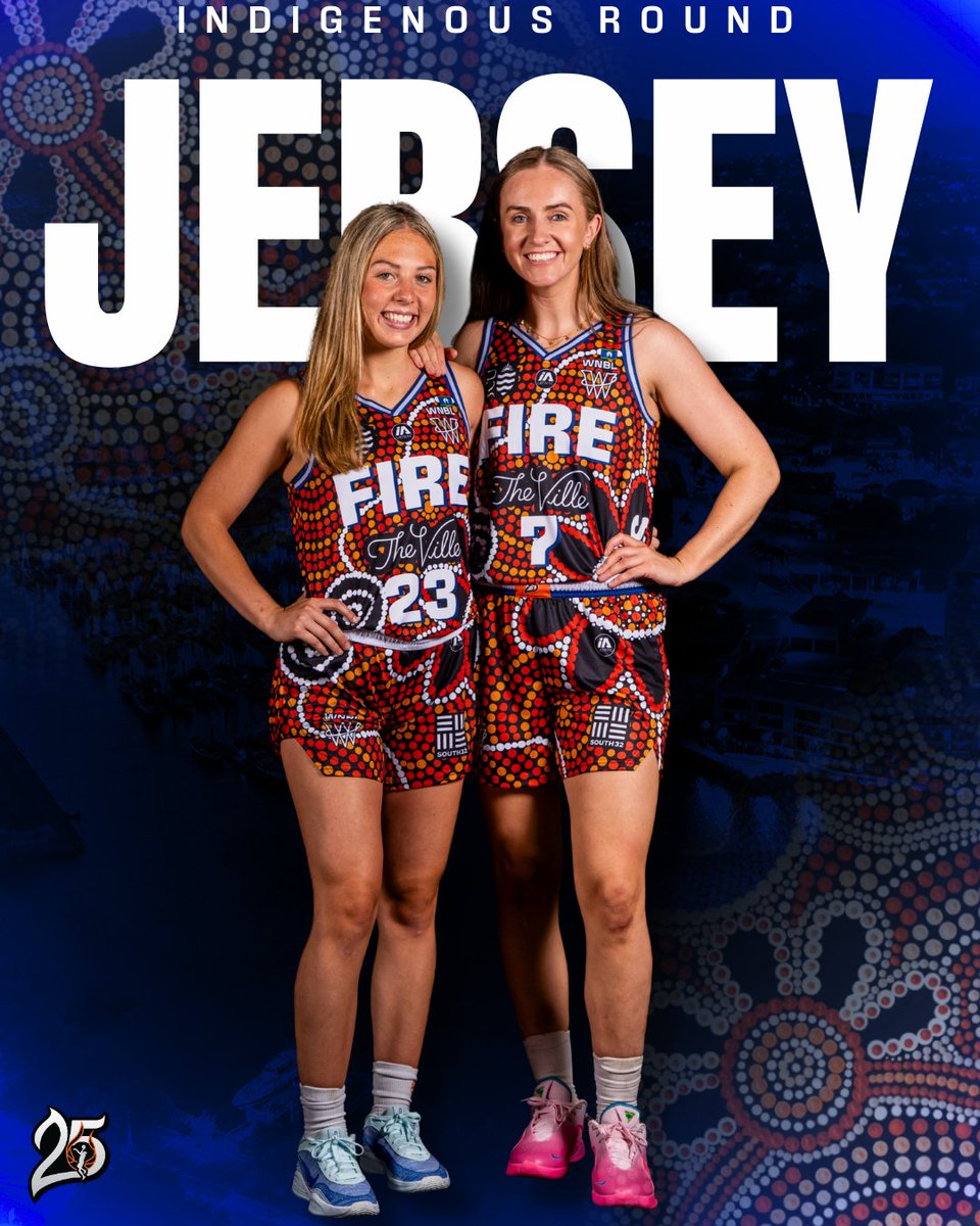 TownsvilleFire's tweet photo. 🔥 2025/26 INDIGENOUS ROUND JERSEY REVEAL 🔥
We’re proud to unveil this season’s Indigenous Round uniform, designed by Chris Gray, a proud Goori man from Bundjalung Nation (@chris_deadly_art). 🖤❤️💛

#TownsvilleFire #IndigenousRound #WNBL #OrangeArmy #AllIn #FireFam #DeadlyArt https://t.co/aPUGIROlyB