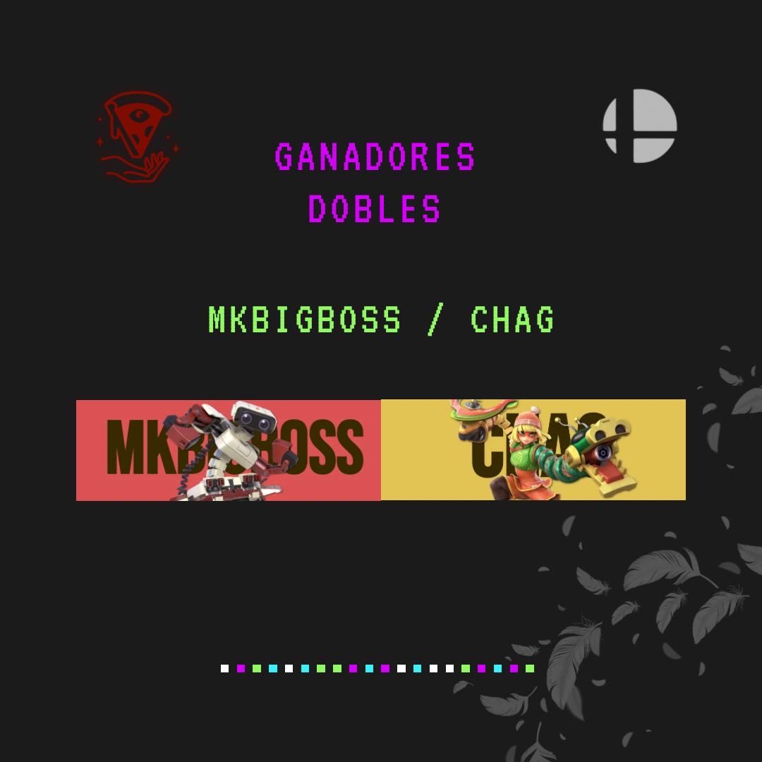 Kazzet_pizzas's tweet photo. Felicidades a los ganadores  de dobles

🏆 @Chagspc / @MKBigBoss_SSBU 

Y felicidades al ganador del Amateur 🤠

🎖️nekiga10

¡Hasta la próxima! ✨🐈‍⬛ https://t.co/cuTz3NRlSC