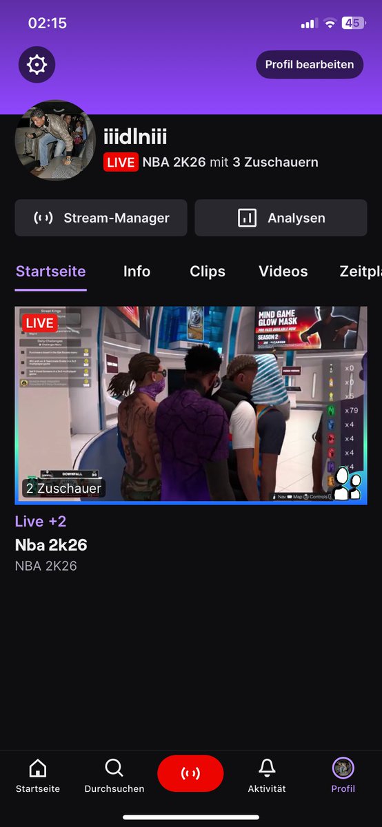 Started Streaming, yall drop a follow