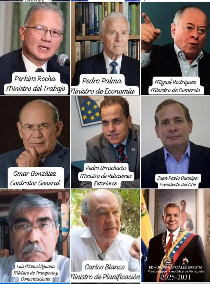 Vensibrice1712's tweet image. Así quedó el gabinete de gobierno que llevará a cabo el Plan "Venezuela Tierra de Gracia" muy pronto"