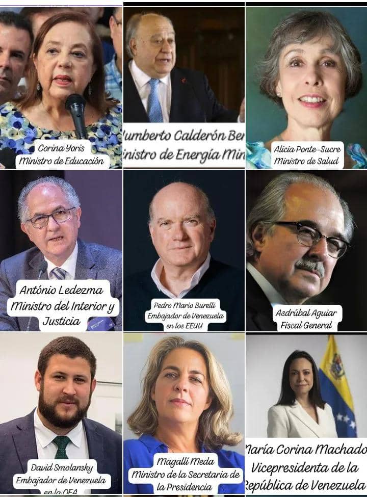 Vensibrice1712's tweet image. Así quedó el gabinete de gobierno que llevará a cabo el Plan "Venezuela Tierra de Gracia" muy pronto"