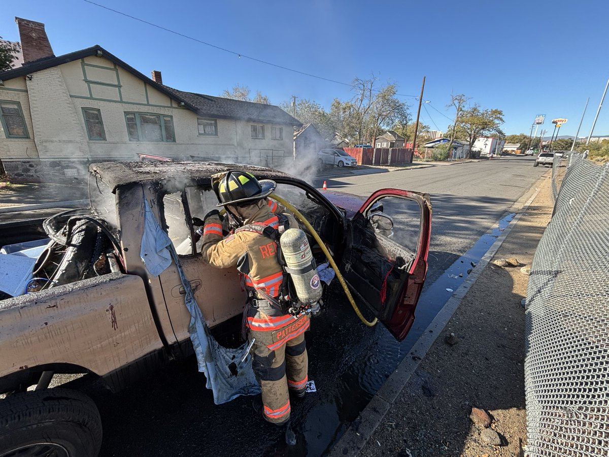 ￼Around noon today, Firefighters on Engine 2 extinguished a car fire near  7th and Eureka.