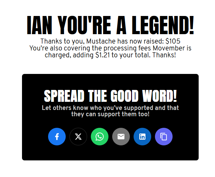 WE WILL BE THERE NO MATTER WHAT <a href="/StacheMasters/">Mustache Masters</a>