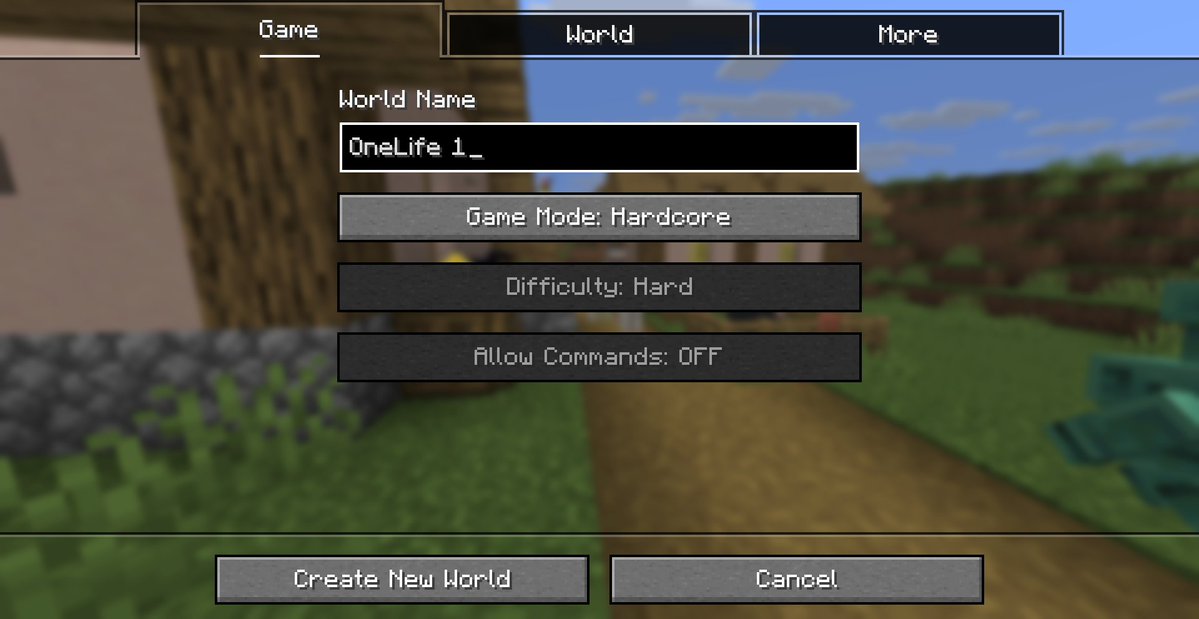 KingNightNL's tweet image. walk 4 of me #Minecraft hardcore world on #OneLife1 so yeah lets go !! on version call #Java