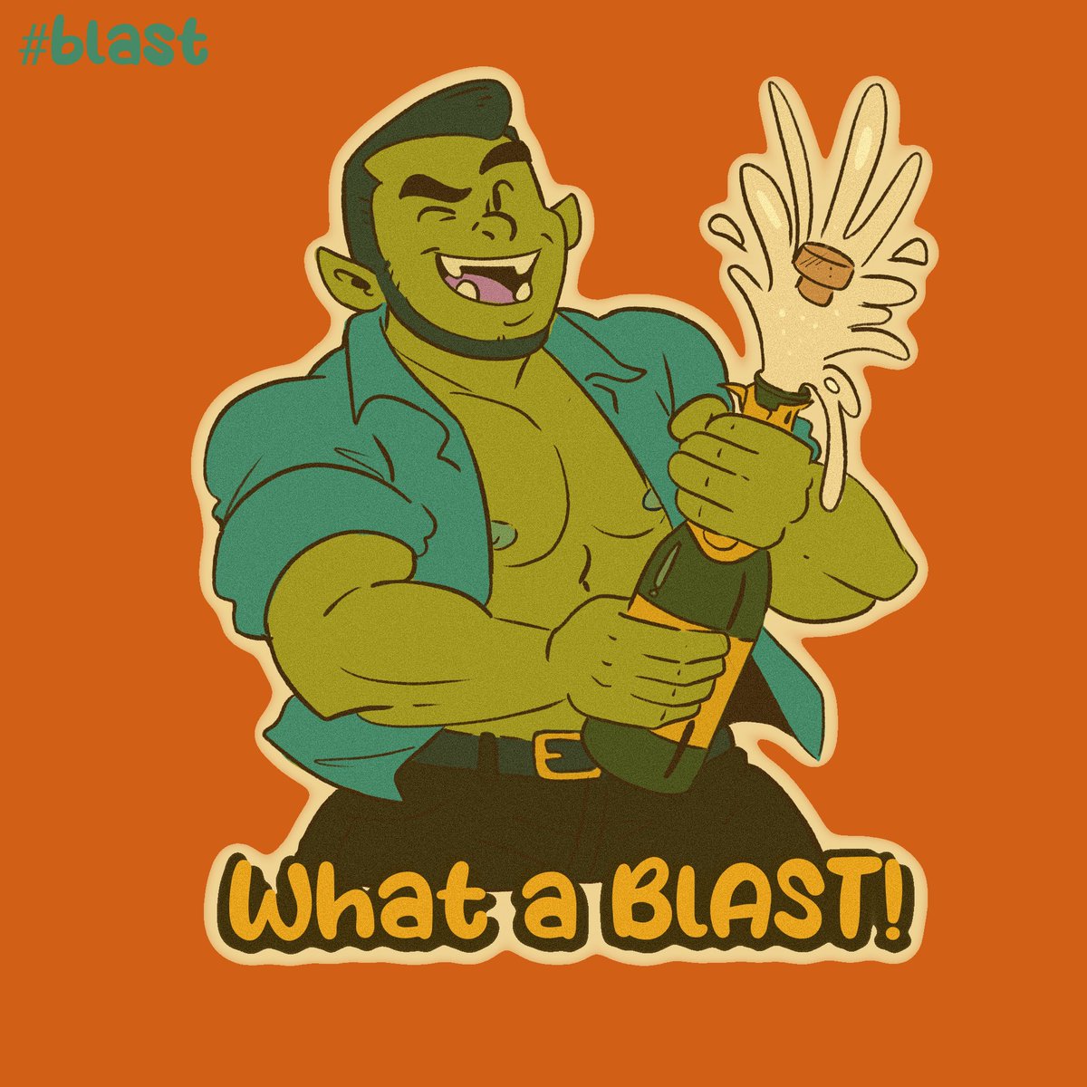 Johnny__Wire's tweet photo. 60โs retro style ๐บ๐พ
#inktober2025 #inktober #orctober #orcart #stickerart #cartoonorc #orccharacter #fantasyart #orclife #muscleorc #comic #blast https://t.co/DqiZsoMxIR