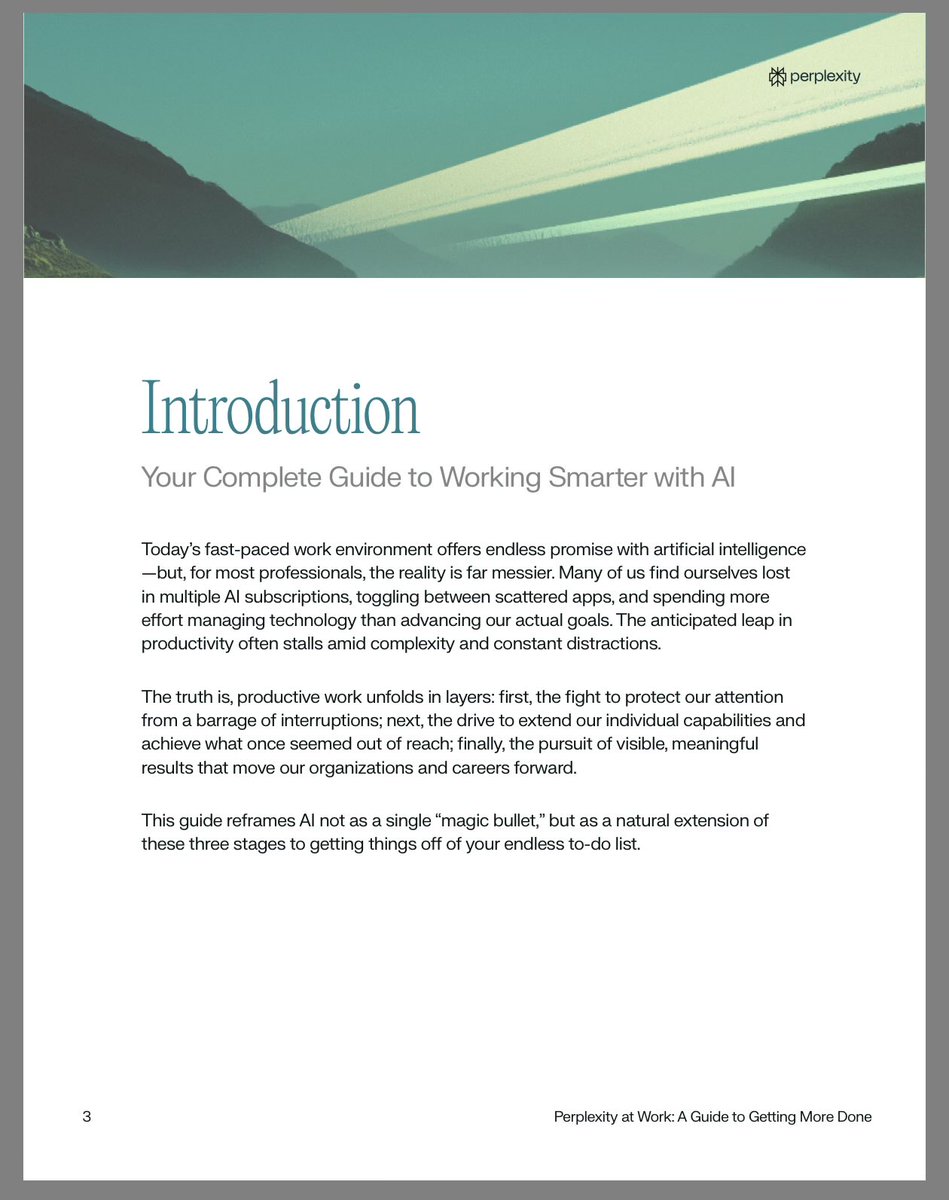 ramintahbaz's tweet image. Perplexity quietly just dropped a guide on working smarter with AI
link: r2cdn.perplexity.ai/pdf/pplx-at-wo…