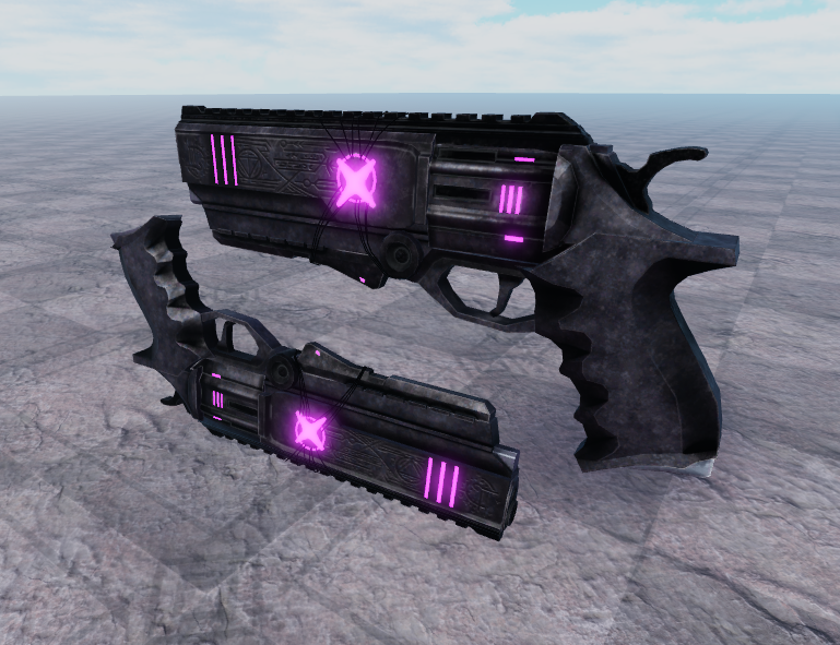 Guns for a Solo Leveling Project #RobloxDev #roblox #blender