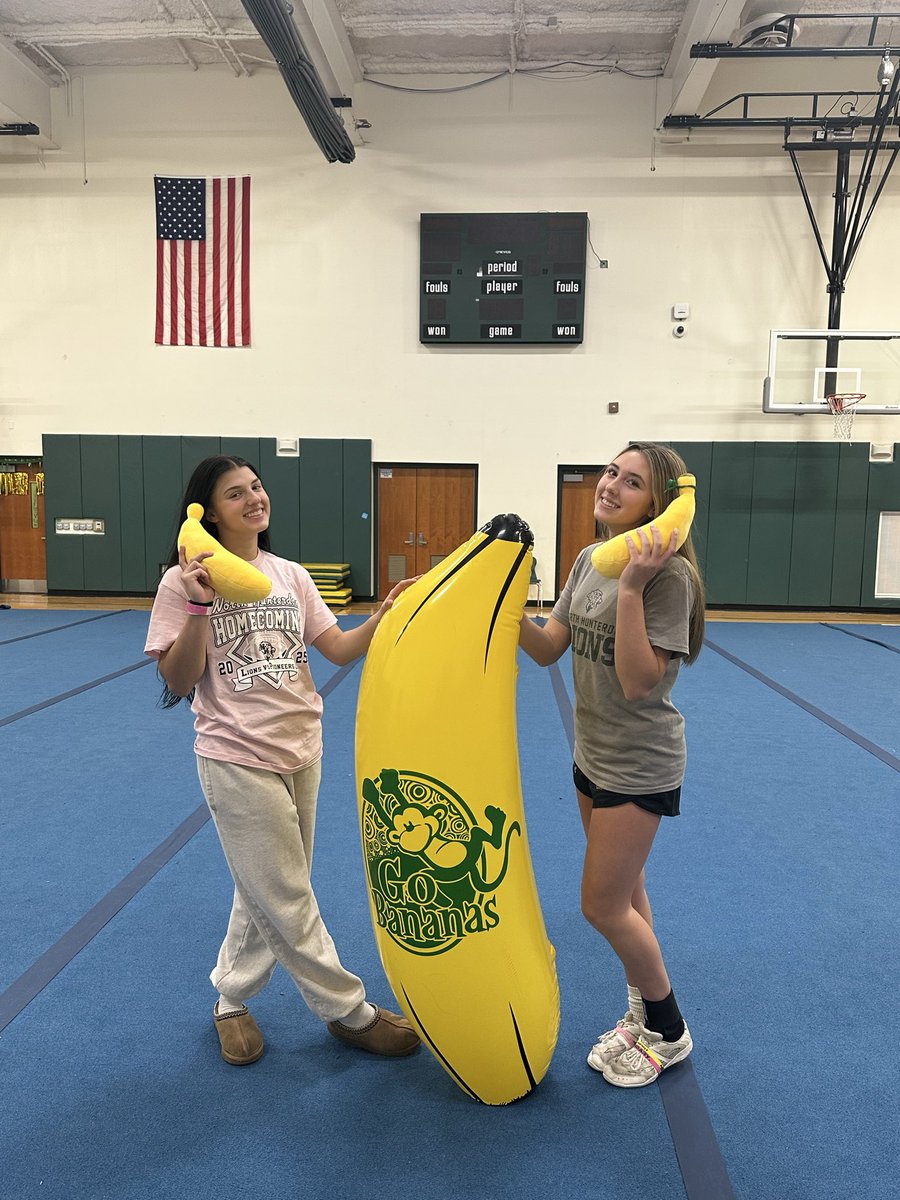 Top Banana Tuesday! Congratulations, Raegan and Natalie!