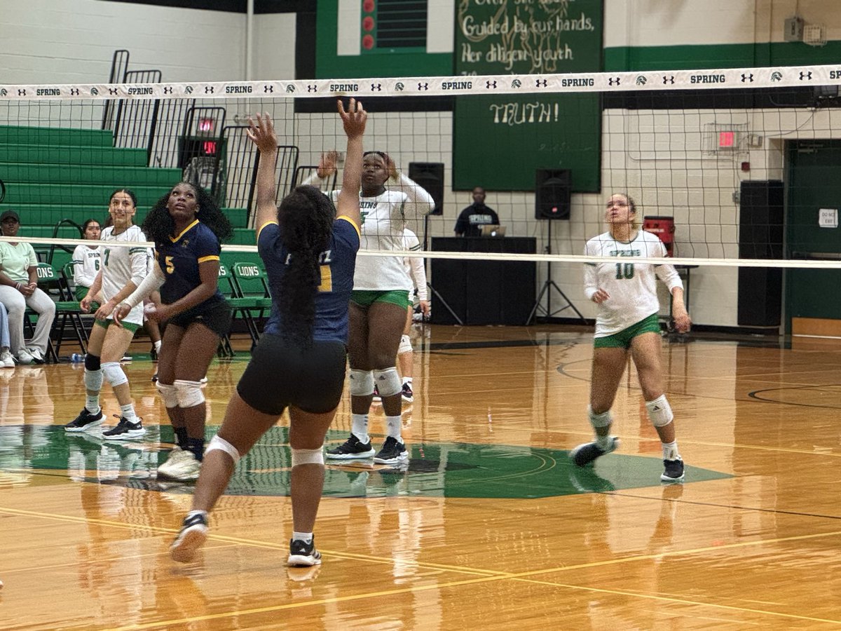 SpringISDAthl's tweet image. Spring HS Volleyball in action tonight vs Nimitz! 🏐🔥@SPRINGHIGHLIONS