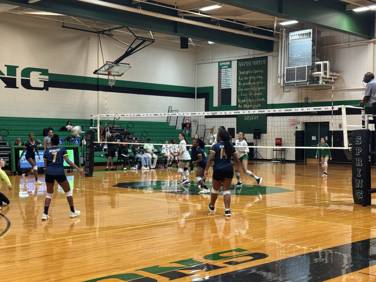 SpringISDAthl's tweet image. Spring HS Volleyball in action tonight vs Nimitz! 🏐🔥@SPRINGHIGHLIONS