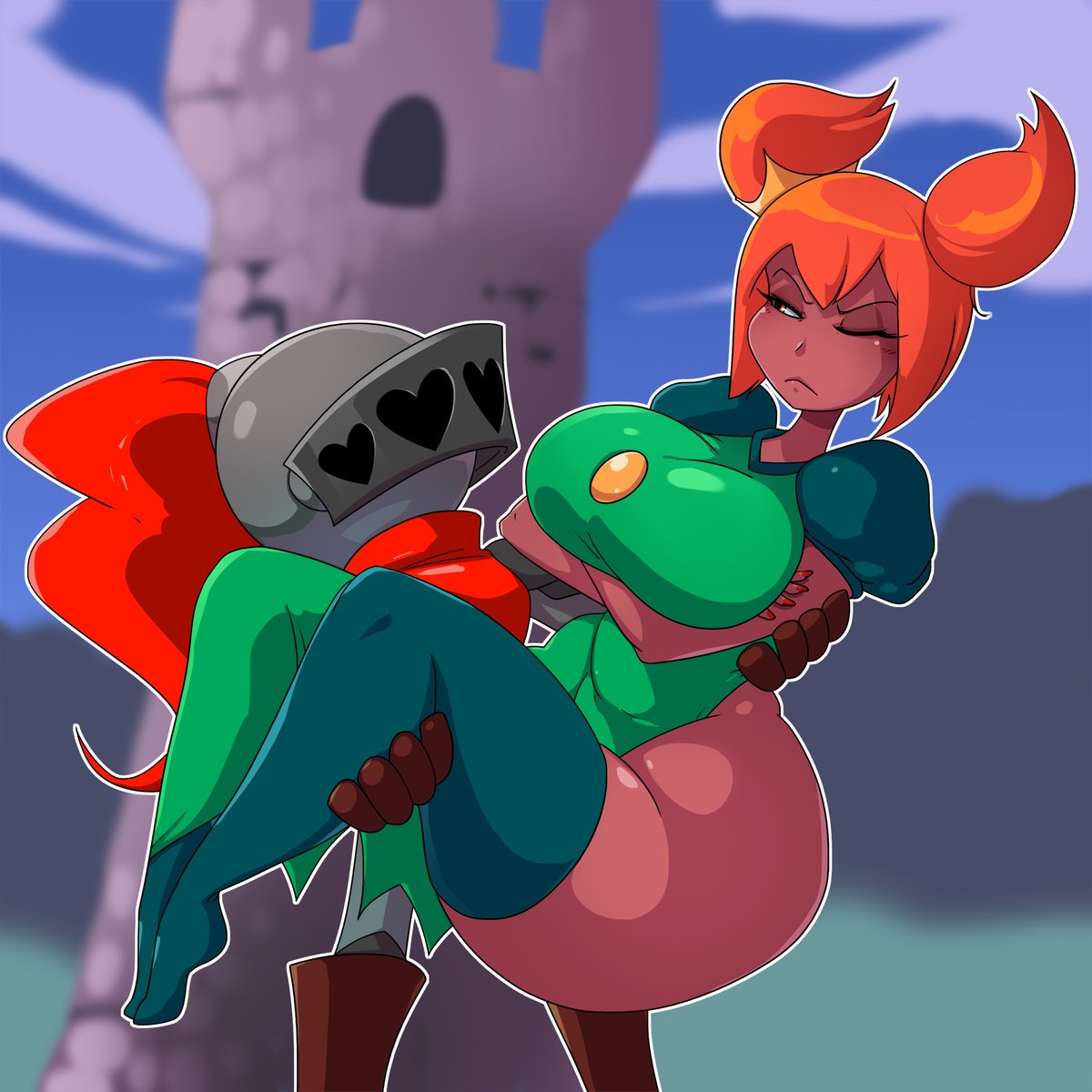 Wanted to draw a thing for <a href="/AtasticForReal/">Atastic</a>'s  #FlareArc

I enjoy this funny knight's shenanigans