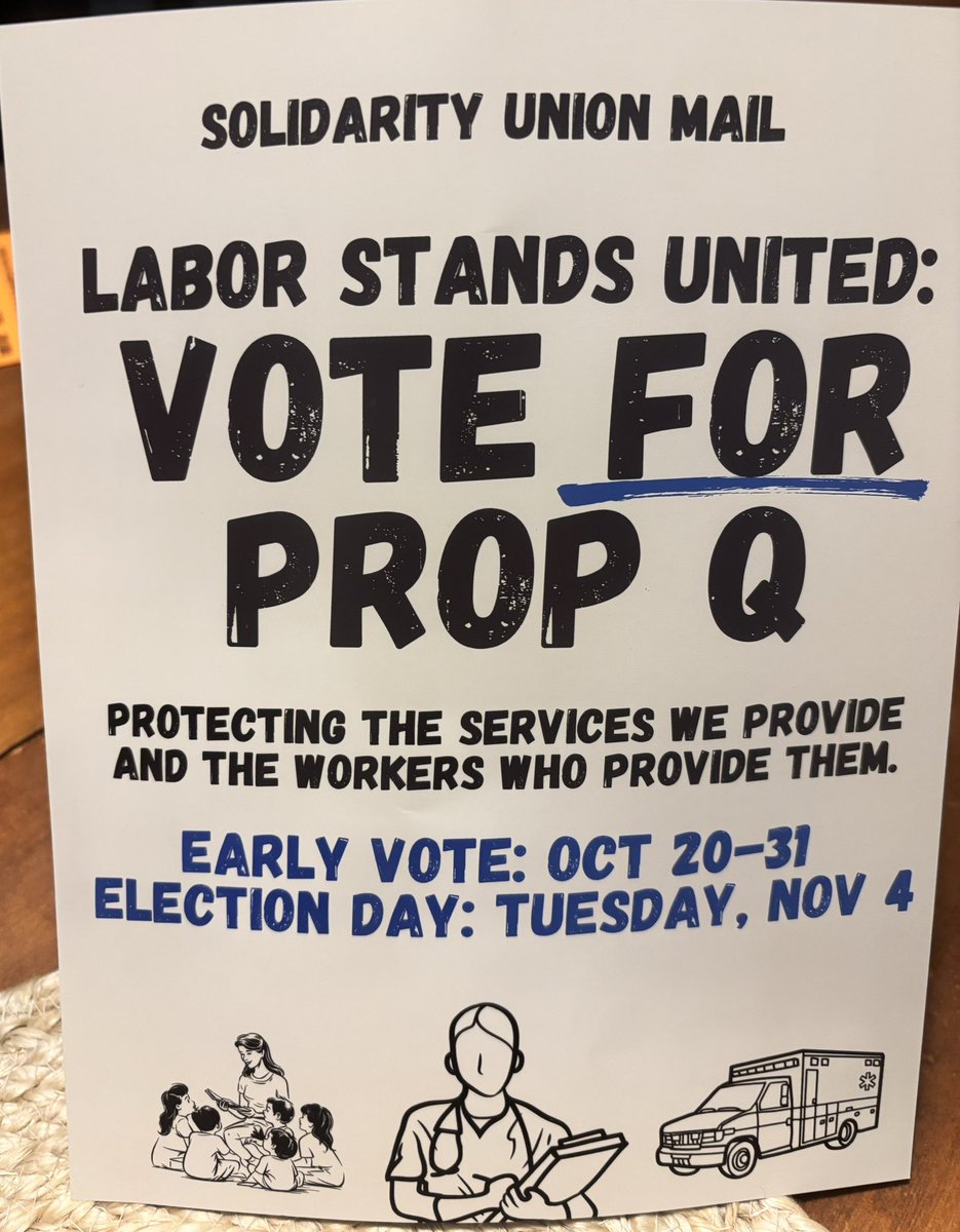chitovela3's tweet image. Damn good mailer in support of #PropQ from the Austin Central Labor Council, AFL-CIO. Get out and vote for quality city services!
