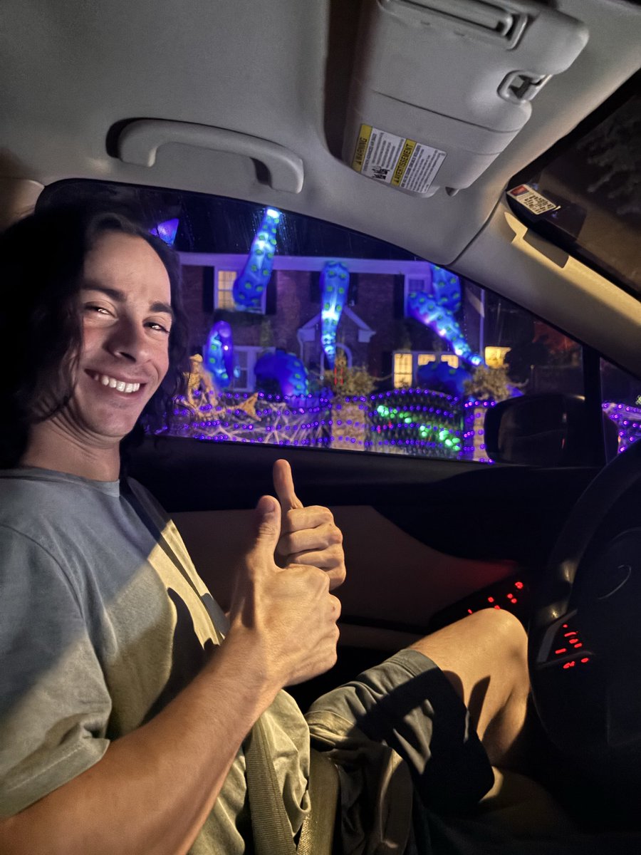 NickTagQuotes's tweet photo. Nick Tag was photographed exploring the amazing Halloween decorations Connecticut has to offer. “This one really knocks your socks off!” Nick expressed with a laugh, clearly impressed by the spooky creativity. 

For more news on this story, make sure to follow @nicktagquotes. https://t.co/dRIC2FaZd7