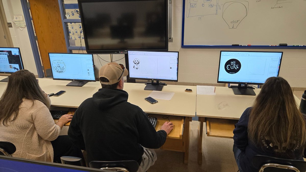 Prentice_Fablab's tweet image. Hosting another evening course for the community at @TrinityAreaSD! Adults signed up to design &amp;amp; #lasercut LED display signs from our #FabLab.
#CTETHSAdultClasses @dr_zebrasky
#kitronik @TRINITY_MLUCAS @Kitronik