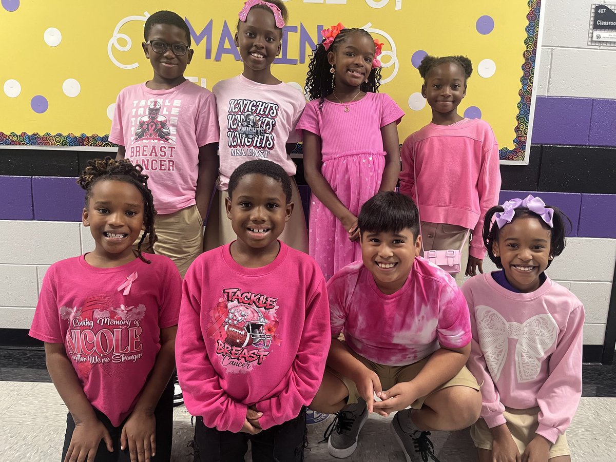 MSAEastKnights's tweet photo. MSA East proudly joined the parish in Wear Pink Day on Tuesday, October 21st in honor of Breast Cancer Awareness Month! 💕

Thank you to everyone who participated and helped spread hope, strength, and unity across our campus! 🎀
#MSAEast #WearPinkDay #BreastCancerAwareness https://t.co/ApNV5jgUMH